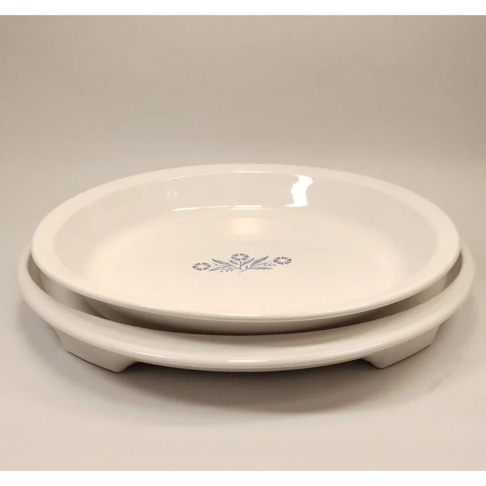 Corning Ware 4784 Microwave Pyroceram Oval Open Roaster Baking Platter Tray